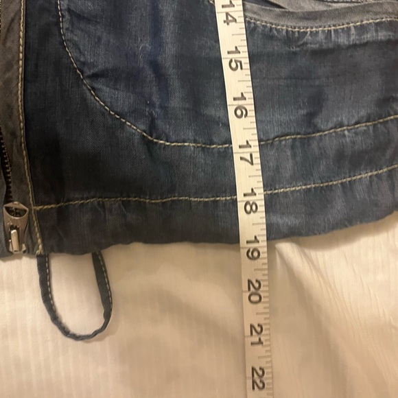 Armani Exchange Denim Hooded Women's Jacket, size Large - Picture 9 of 9